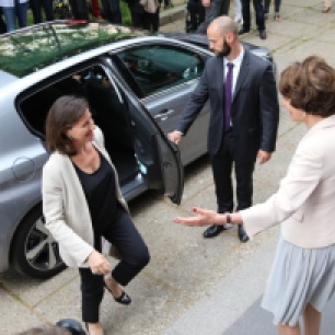 Passation de pouvoir entre Agnès Buzyn et Marisol Touraine. Ministère de la santé, la 17 mai 2017.